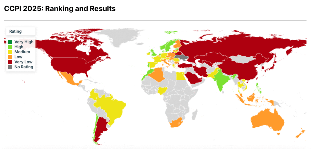 Climate Change Performance Index 2025: India Ranked 10th, Top Three Places Vacant This Time Too